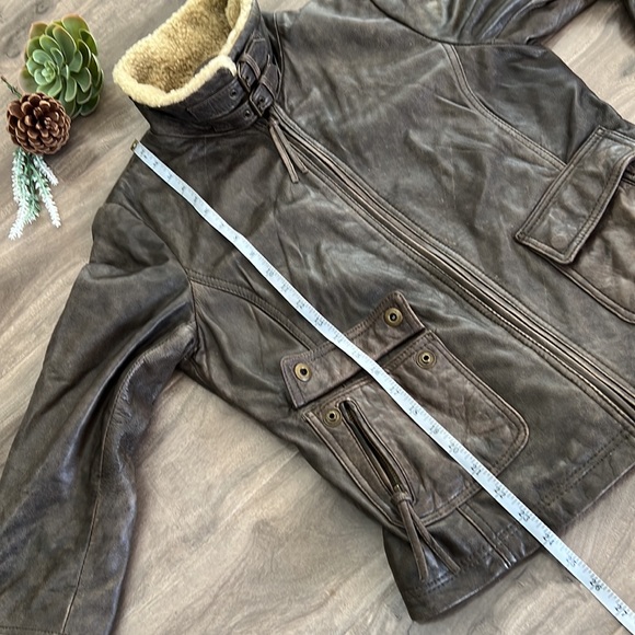 SCULLY Women’s Aviator Leather jacket - size M - Picture 14 of 16